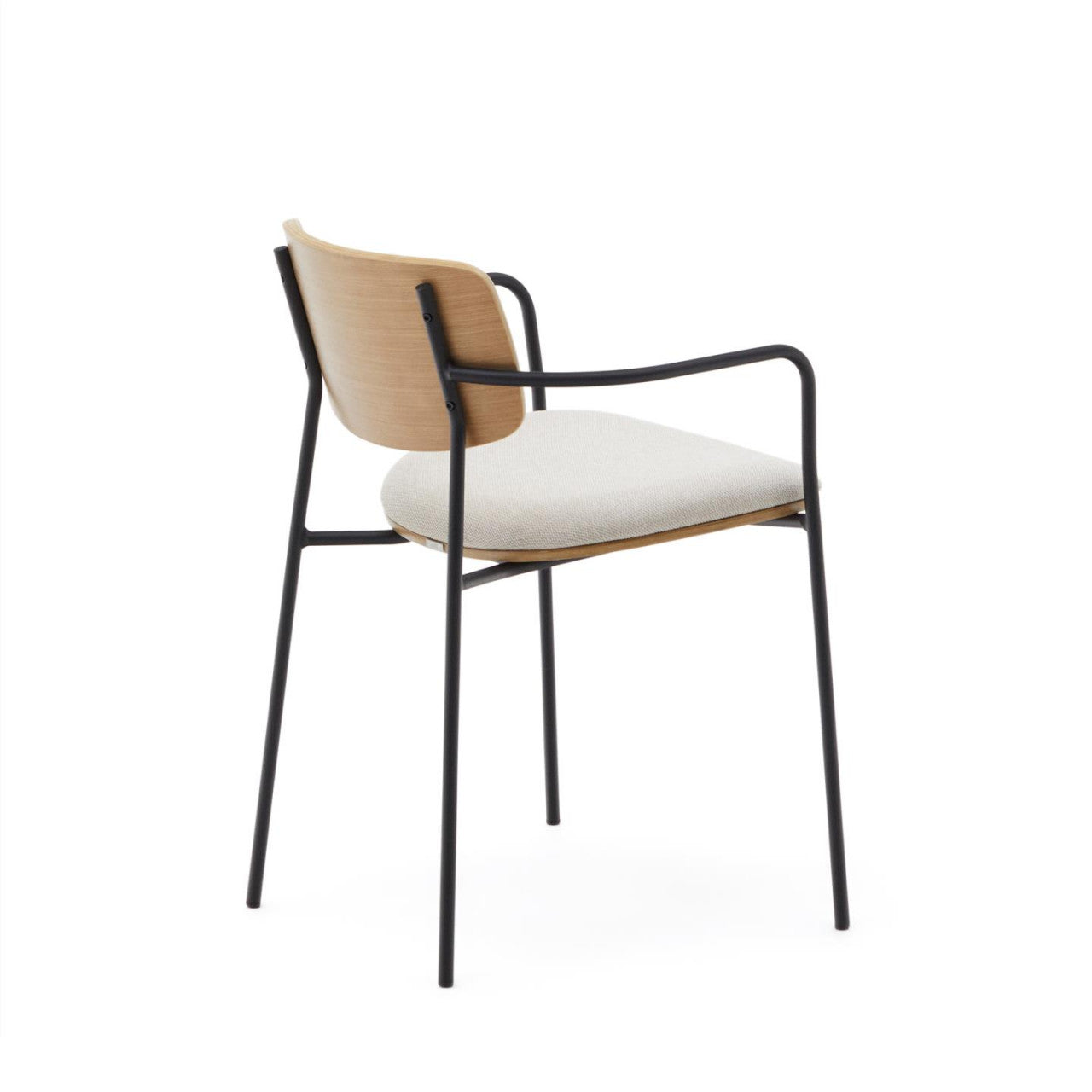 Scaun dining maro deschis din textil Maureen Kave Home