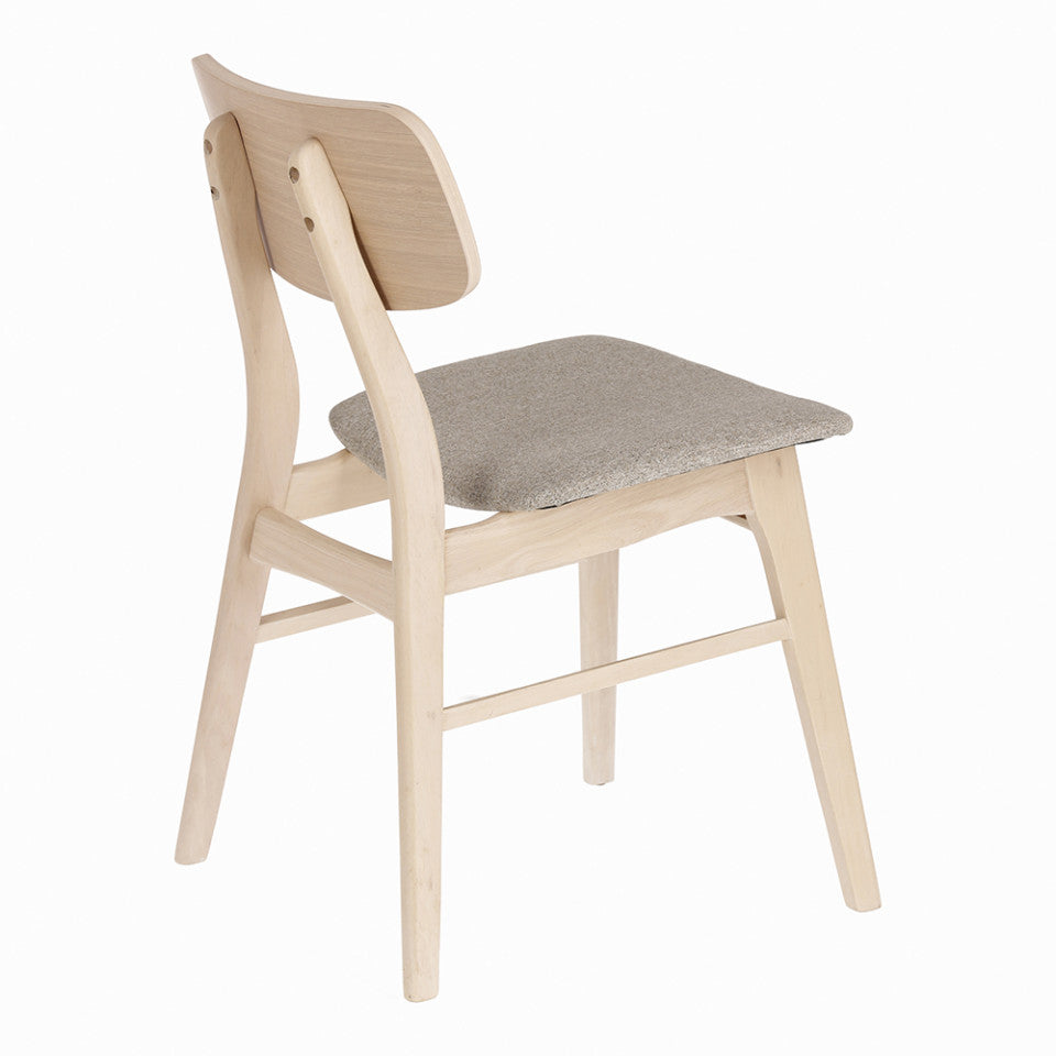 Scaun dining maro deschis din textil Selia Kave Home