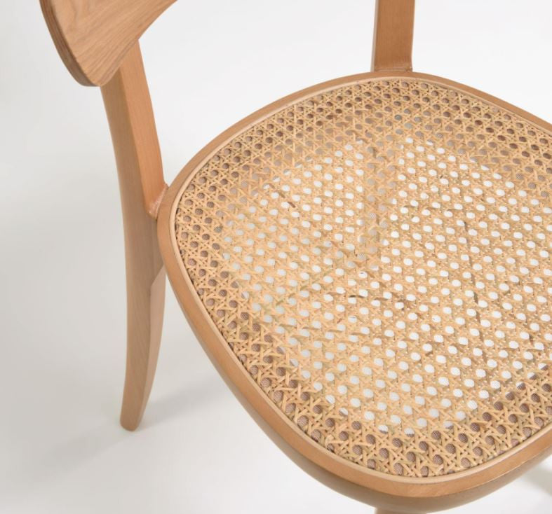 Scaun dining maro din lemn Romane Kave Home