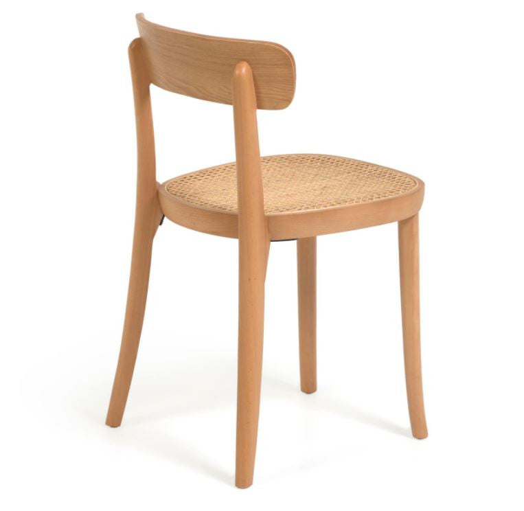 Scaun dining maro din lemn Romane Kave Home