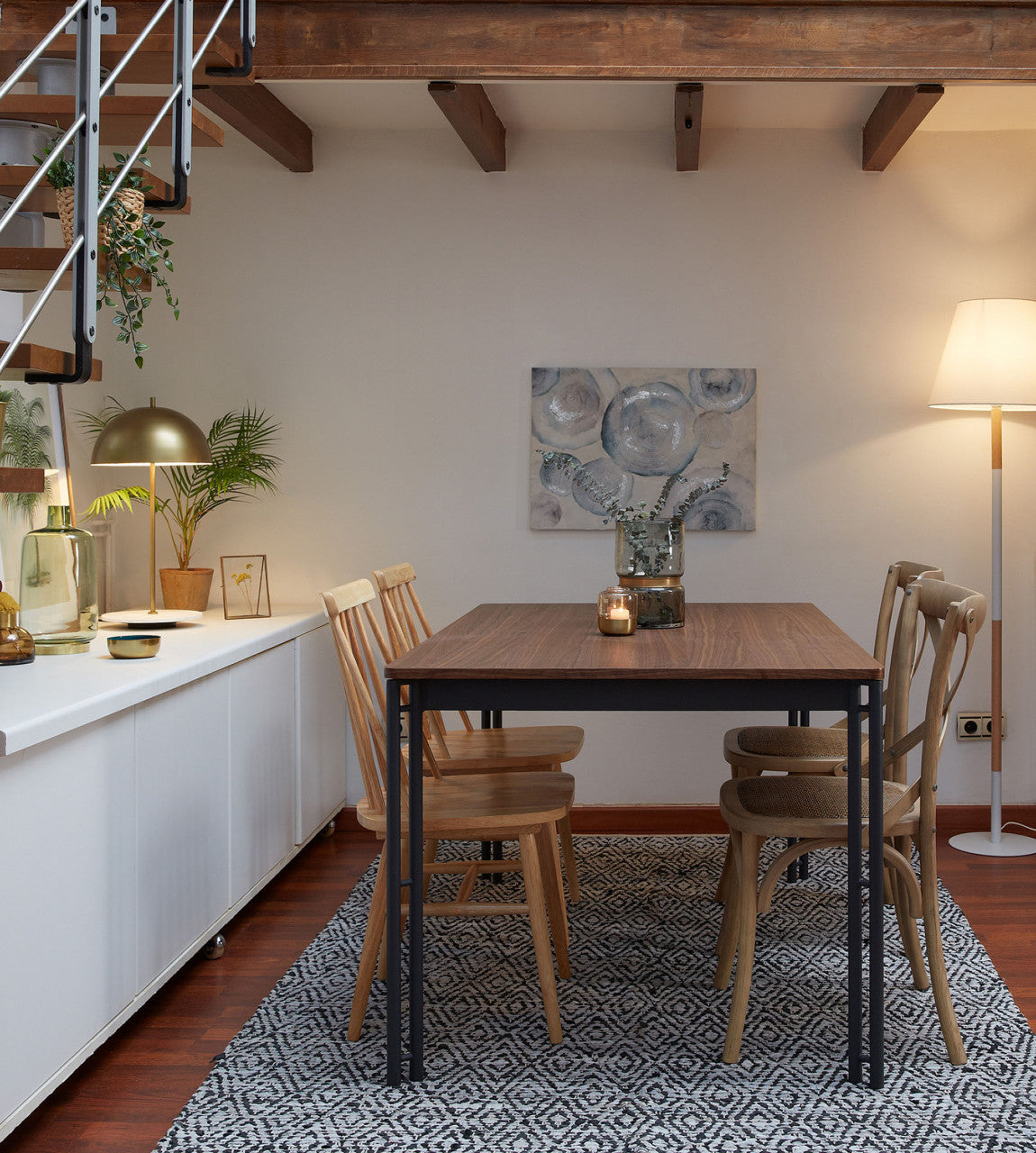 Scaun dining maro din lemn Tressia Style Kave Home