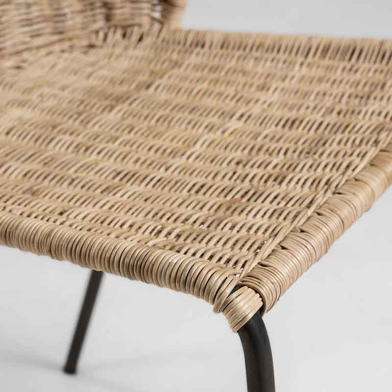 Scaun dining maro din metal Fantine Kave Home
