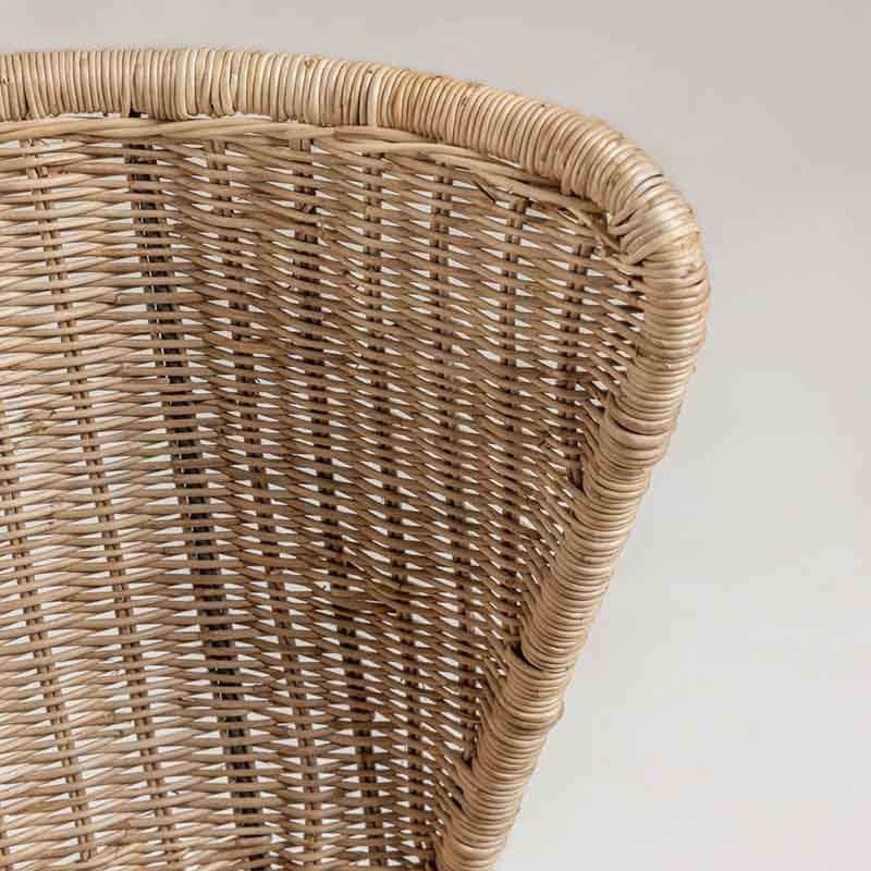 Scaun dining maro din metal Fantine Kave Home