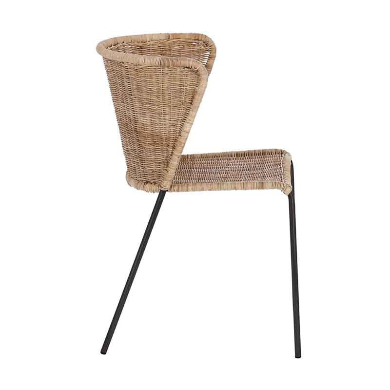 Scaun dining maro din metal Fantine Kave Home