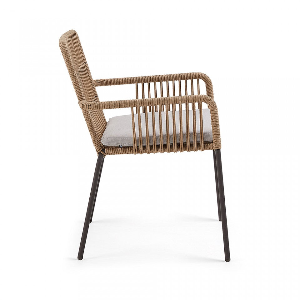 Scaun dining maro din metal Samanta Kave Home