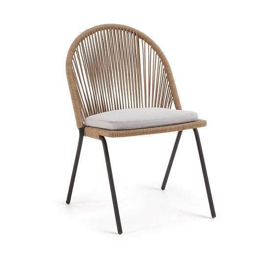 Scaun dining maro din metal Shann Kave Home