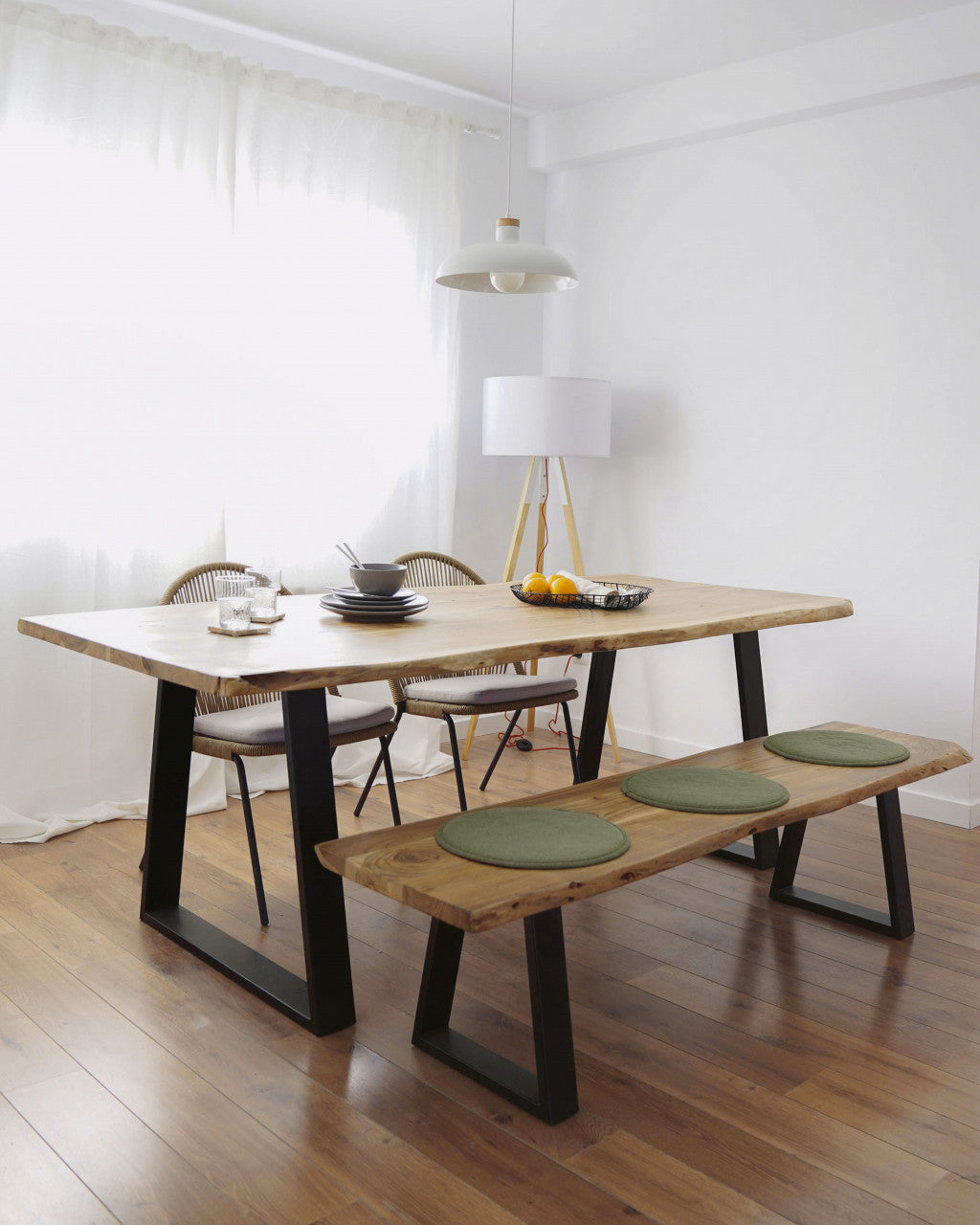 Scaun dining maro din metal Shann Kave Home