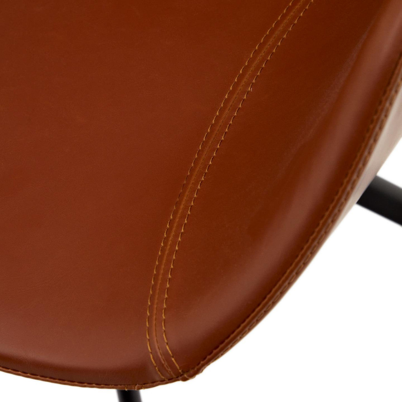 Scaun dining maro din piele ecologica Tissiana Kave Home