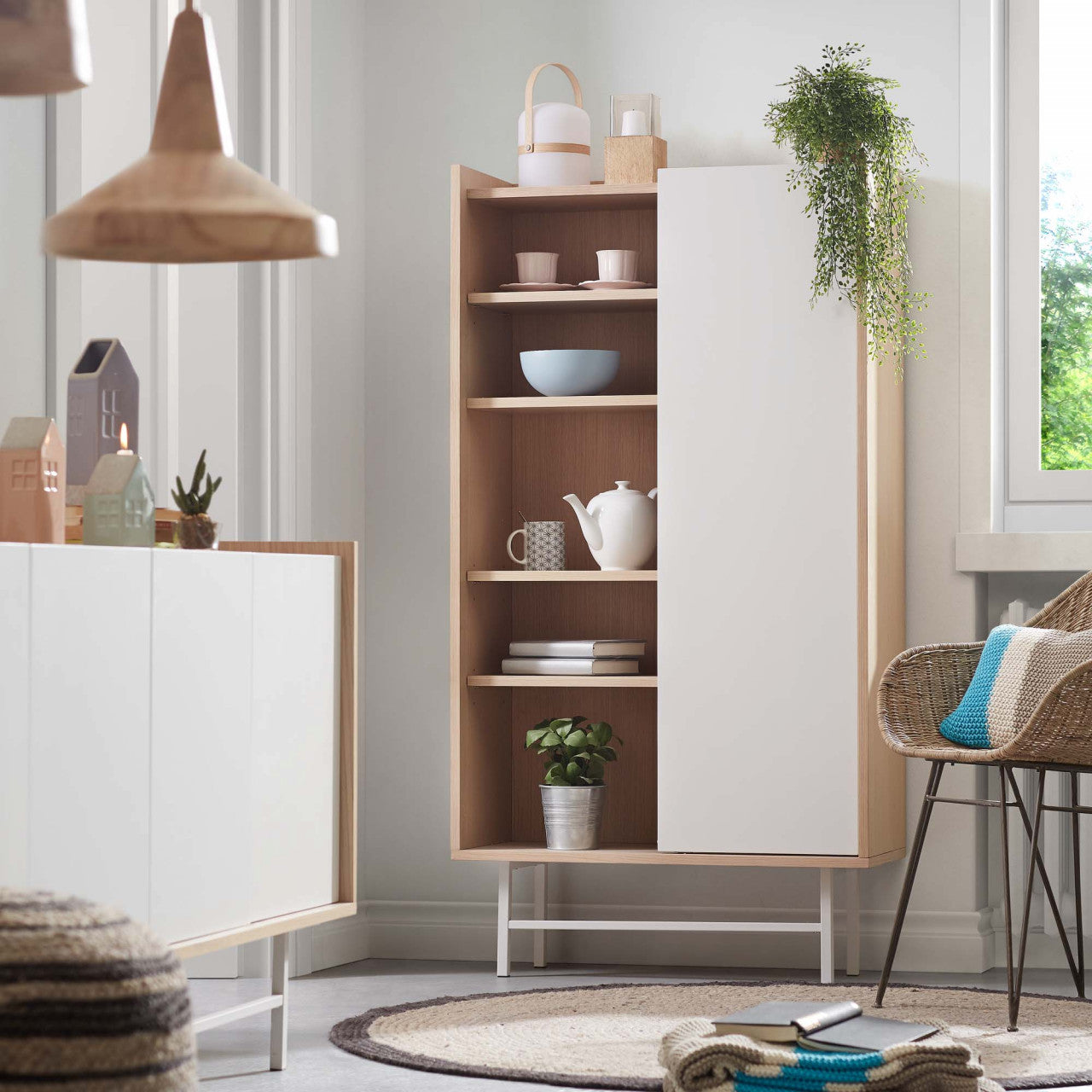 Scaun dining maro din ratan Chart Kave Home