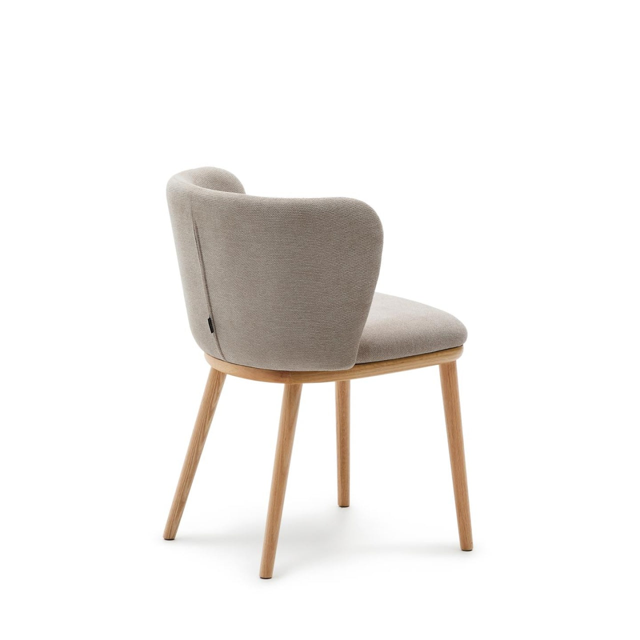 Scaun dining maro din textil Ciselia Chenille Kave Home