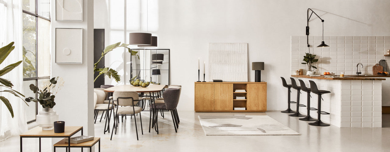 Scaun dining maro din textil Ciselia Kave Home