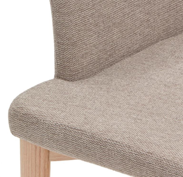 Scaun dining maro din textil Croft Kave Home