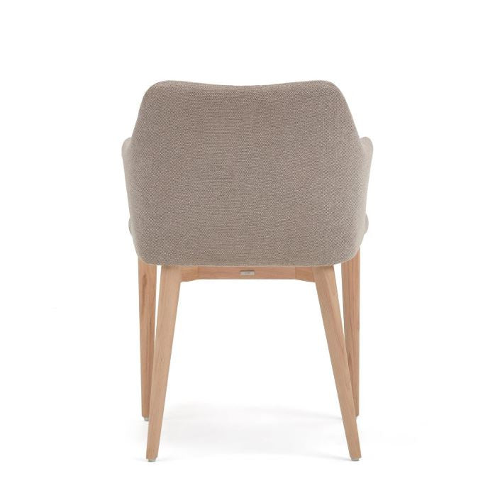 Scaun dining maro din textil Croft Kave Home