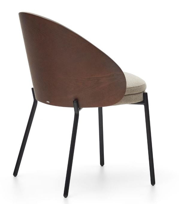 Scaun dining maro din textil Eamy Kave Home