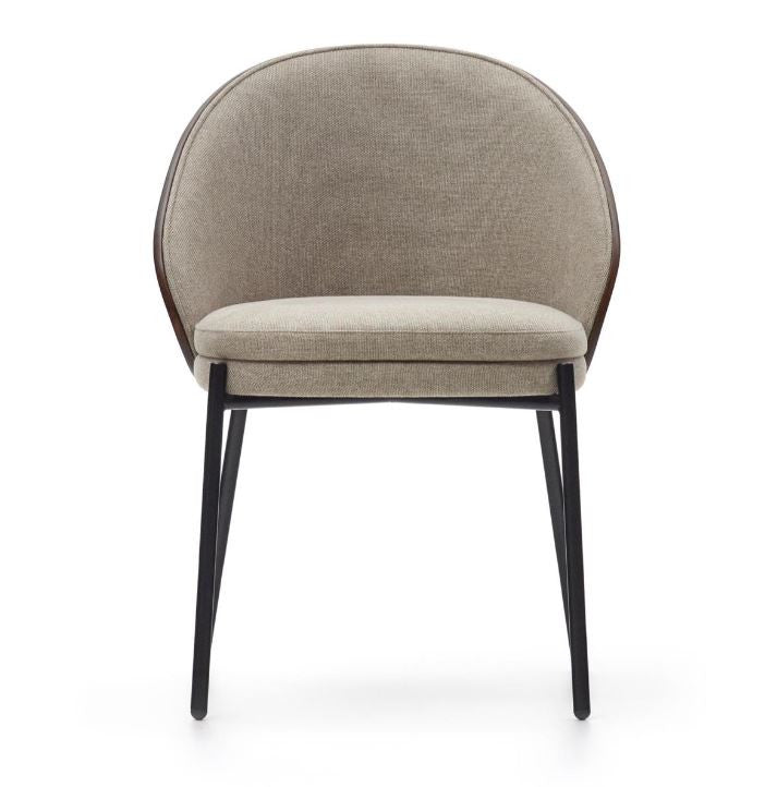 Scaun dining maro din textil Eamy Kave Home