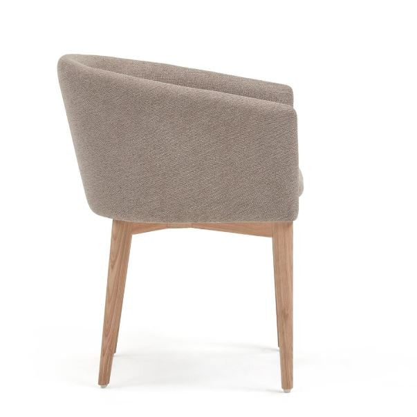 Scaun dining maro din textil Harlan Kave Home