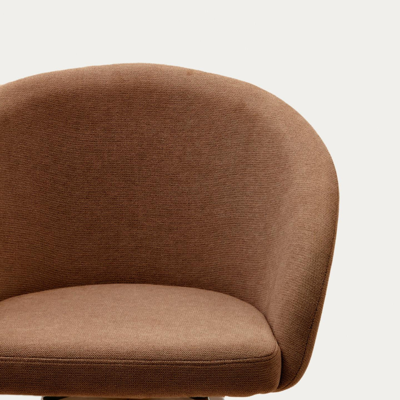 Scaun dining maro din textil Marvin Chenille Kave Home