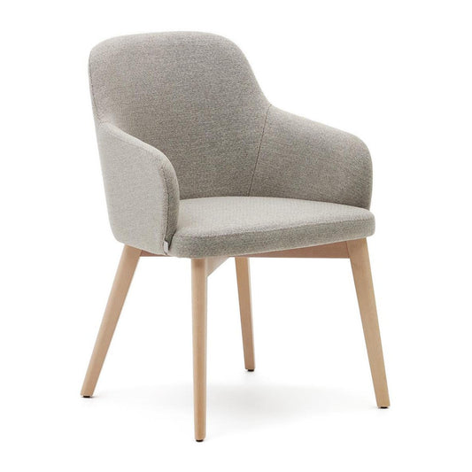 Scaun dining maro din textil Nelida Kave Home