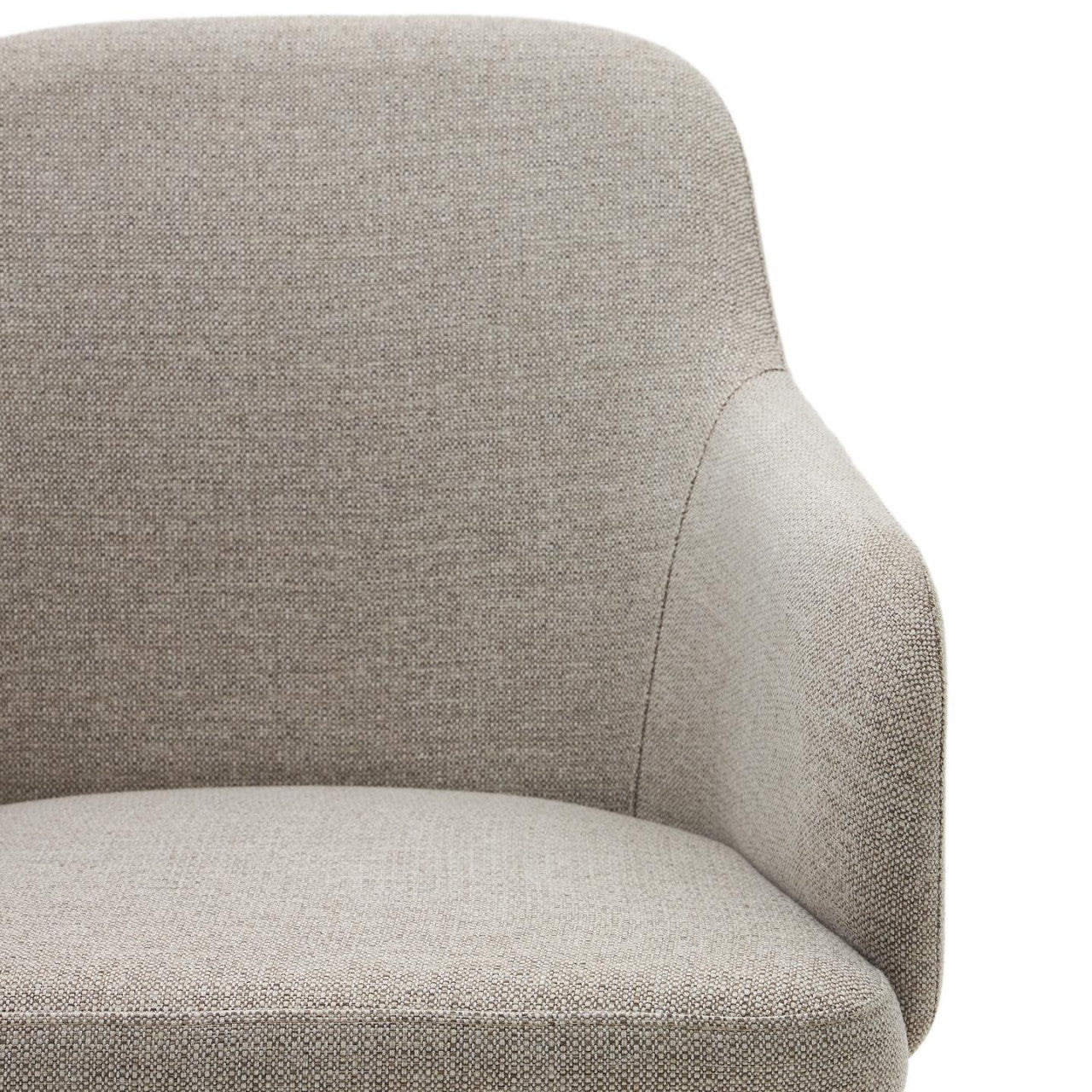Scaun dining maro din textil Nelida Kave Home