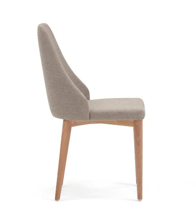 Scaun dining maro din textil Rosie Kave Home