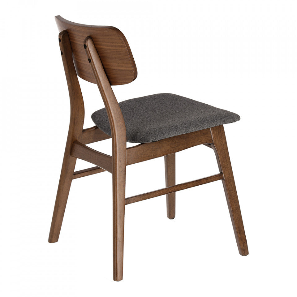 Scaun dining maro din textil Selia Kave Home