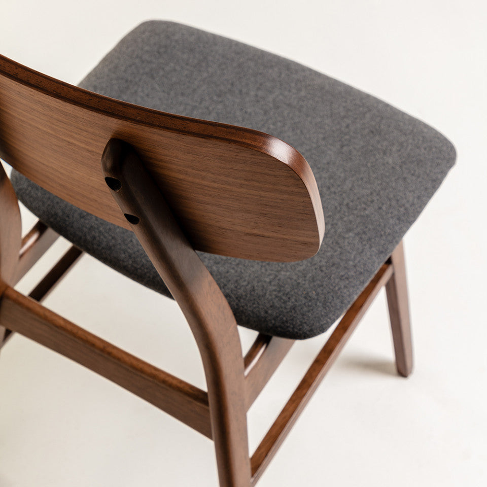 Scaun dining maro din textil Selia Kave Home
