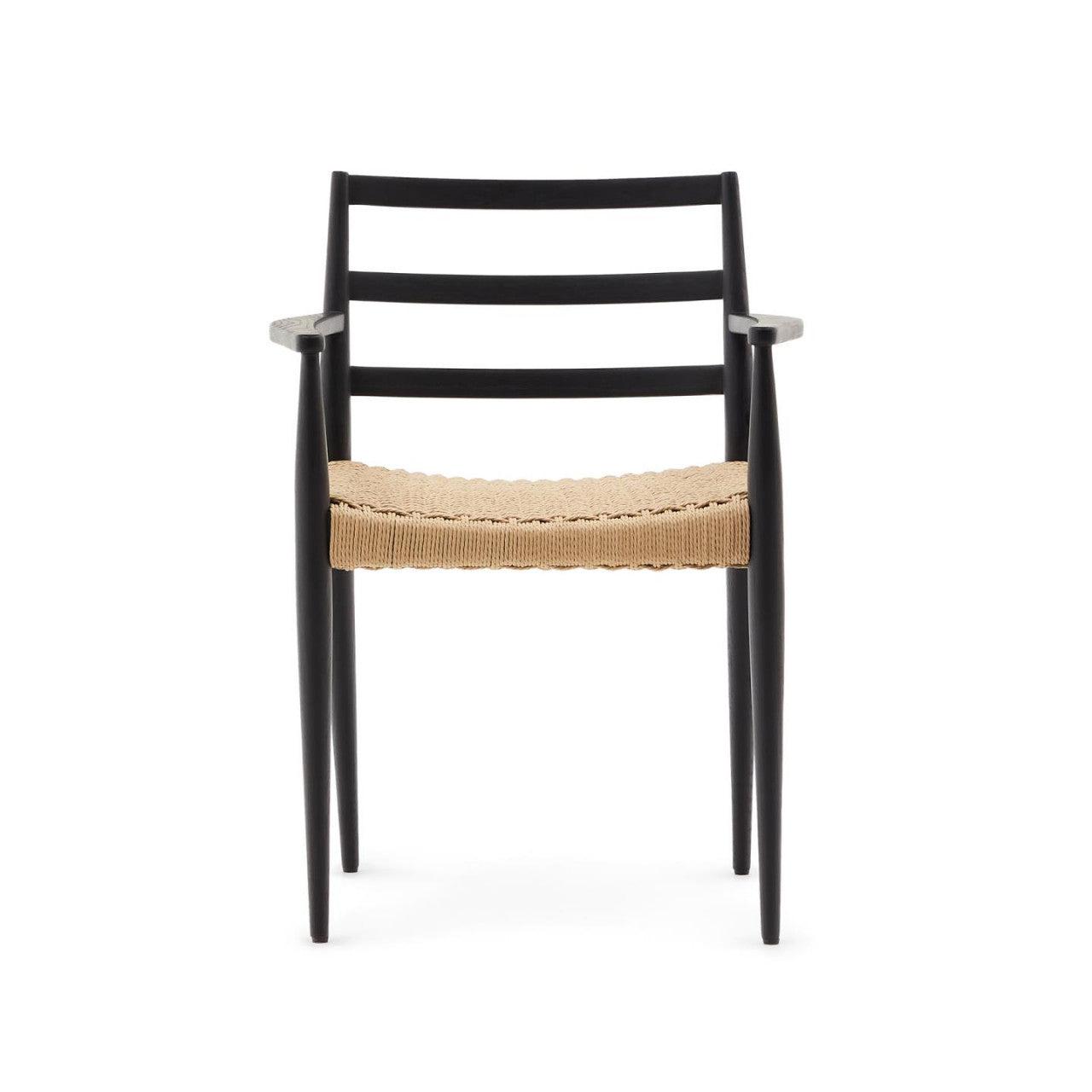 Scaun dining maro/negru din lemn Analy Kave Home