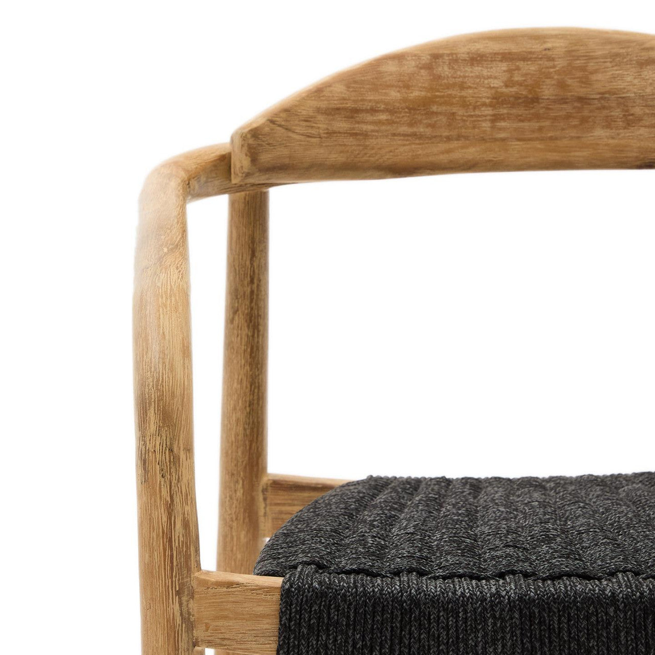 Scaun dining maro/negru din lemn Nina Style Kave Home