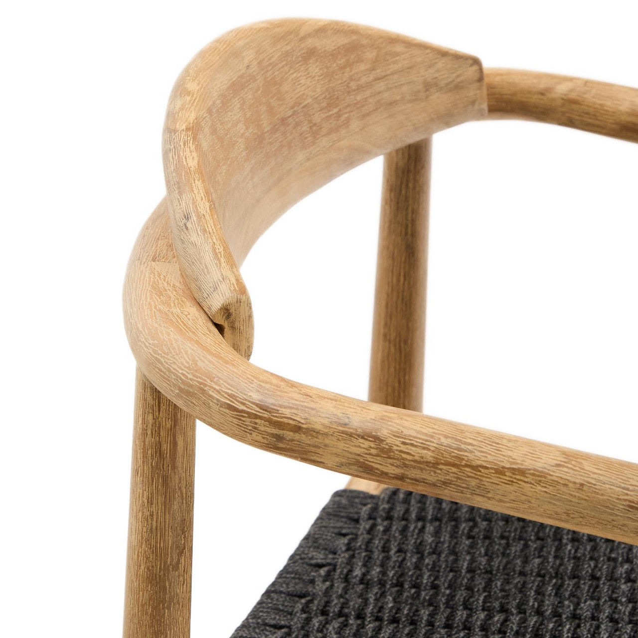 Scaun dining maro/negru din lemn Nina Style Kave Home