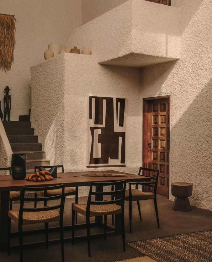 Scaun dining negru din lemn Analy Kave Home