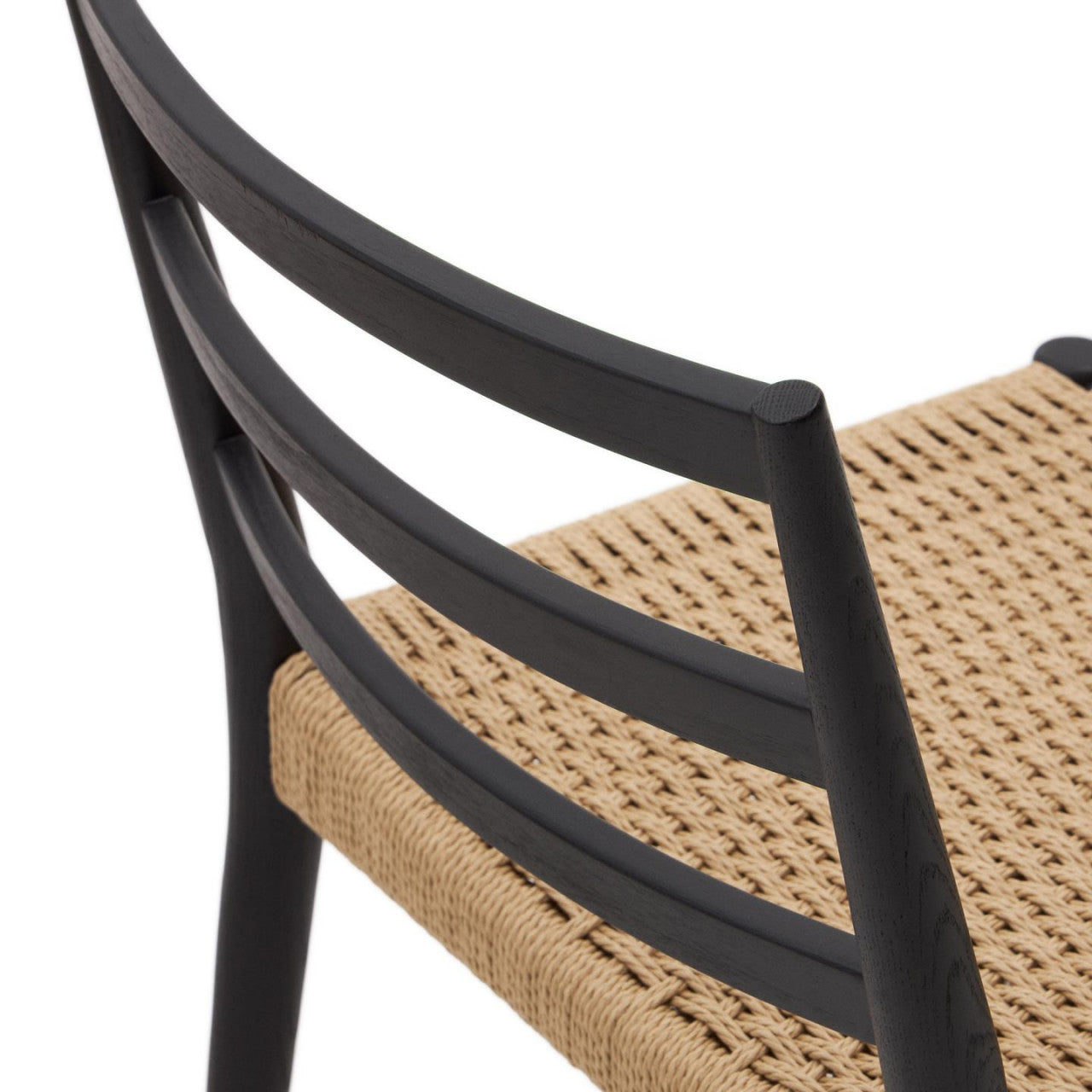 Scaun dining negru din lemn Analy Kave Home