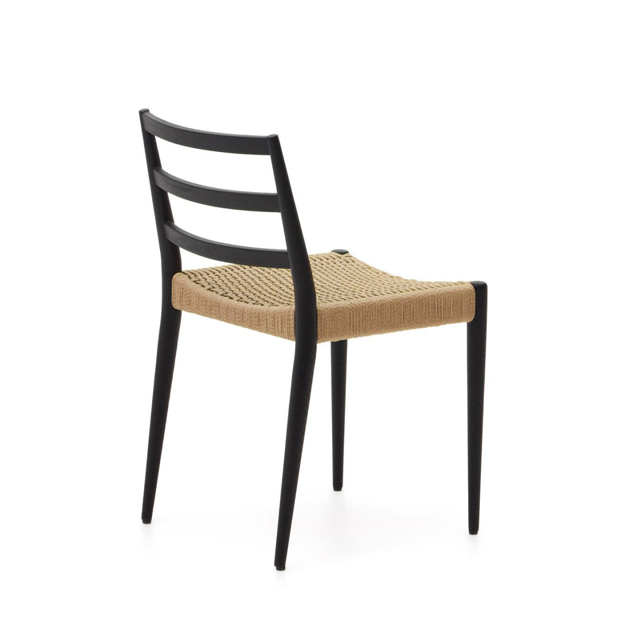 Scaun dining negru din lemn Analy Kave Home