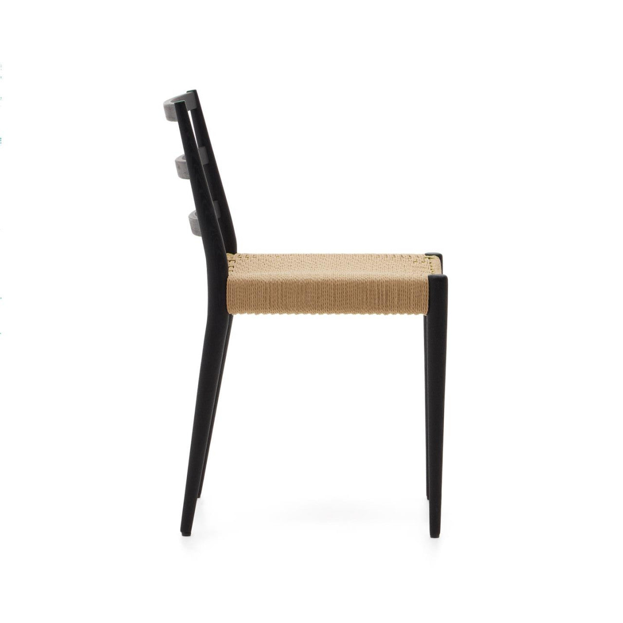 Scaun dining negru din lemn Analy Kave Home