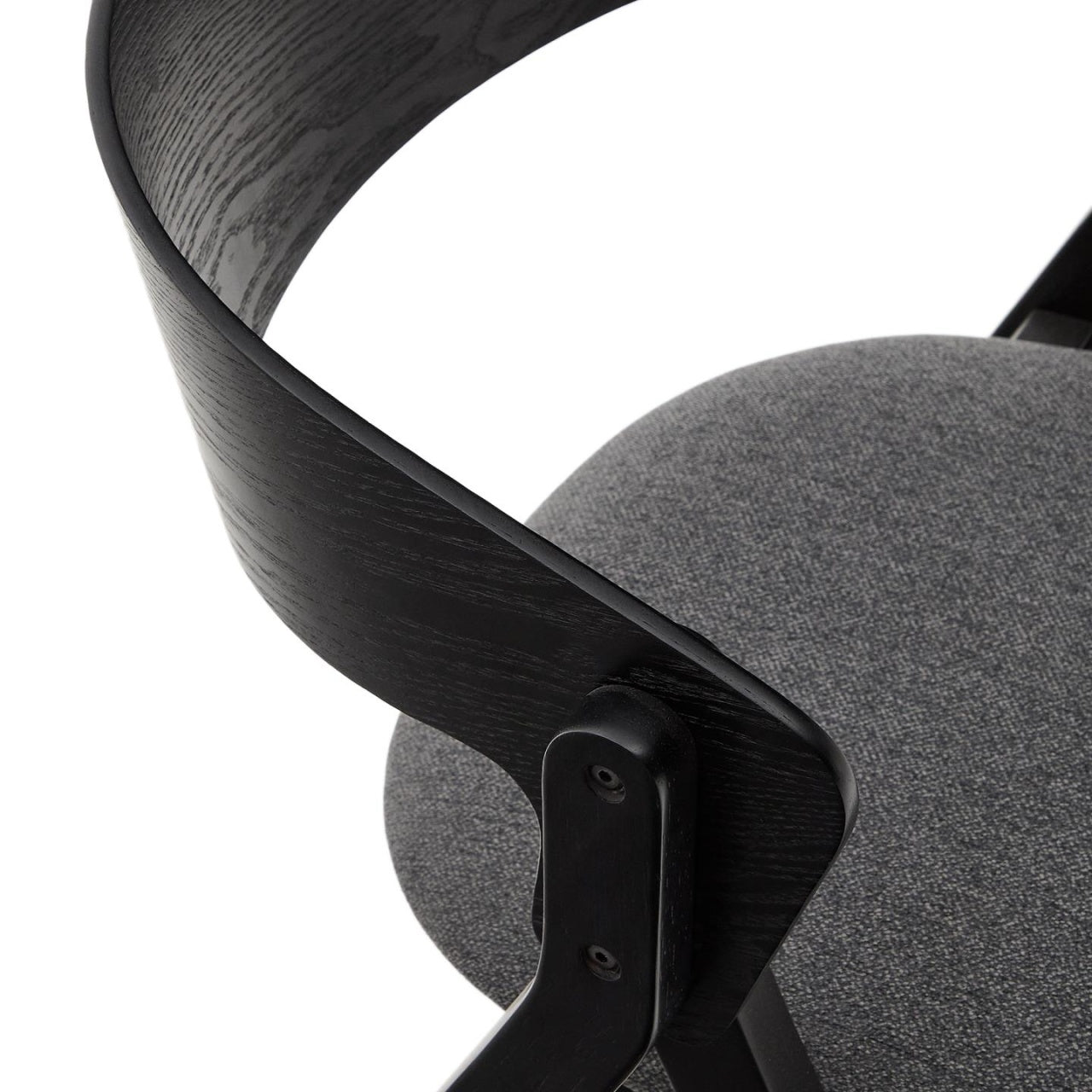 Scaun dining negru din lemn Godia Kave Home