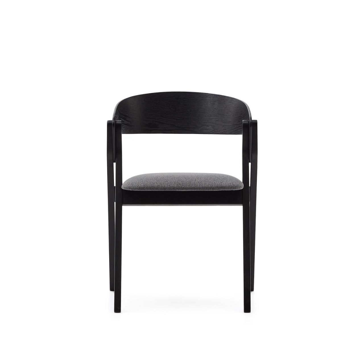 Scaun dining negru din lemn Godia Kave Home
