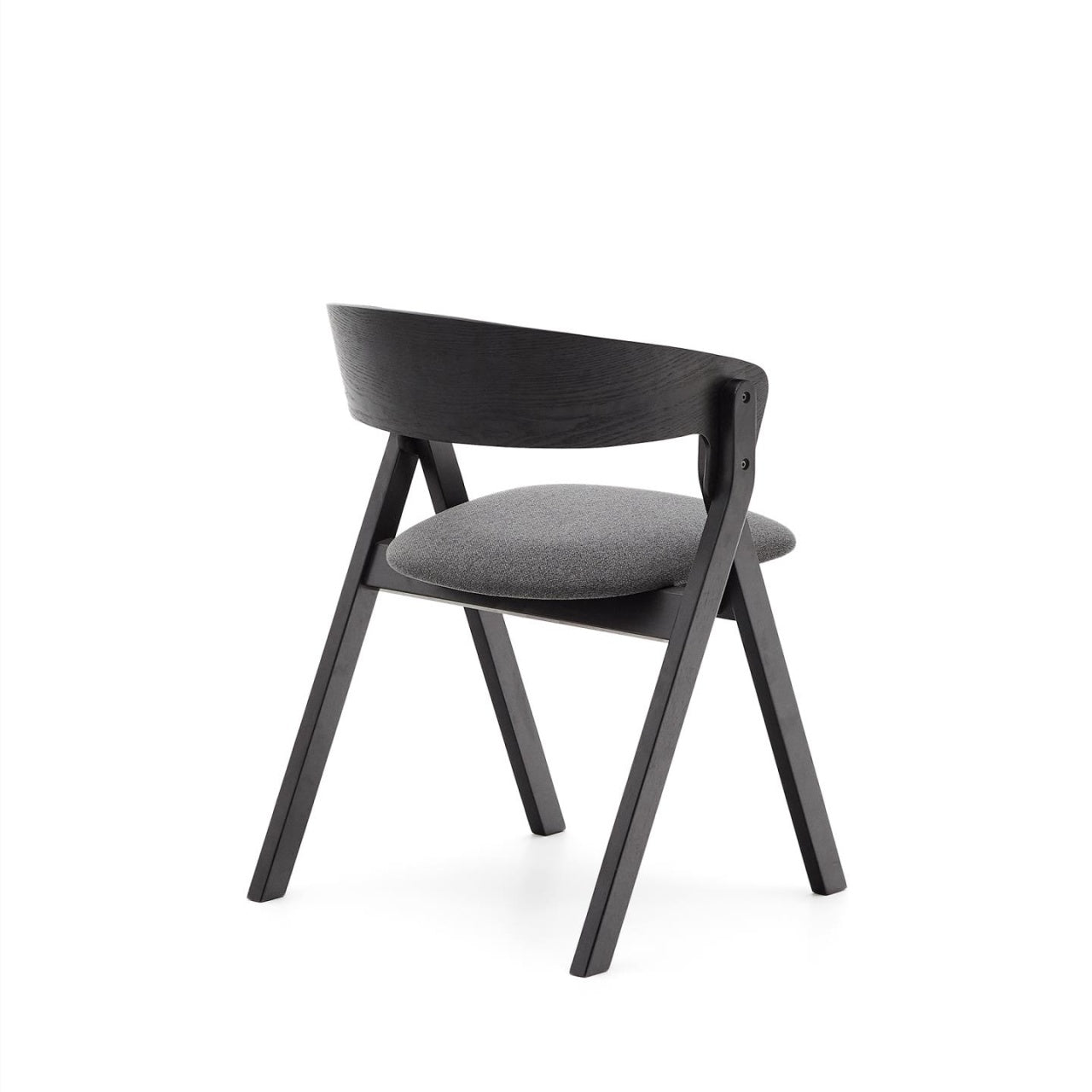 Scaun dining negru din lemn Godia Kave Home