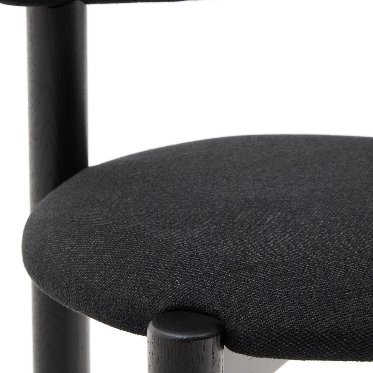 Scaun dining negru din lemn Nebai Kave Home