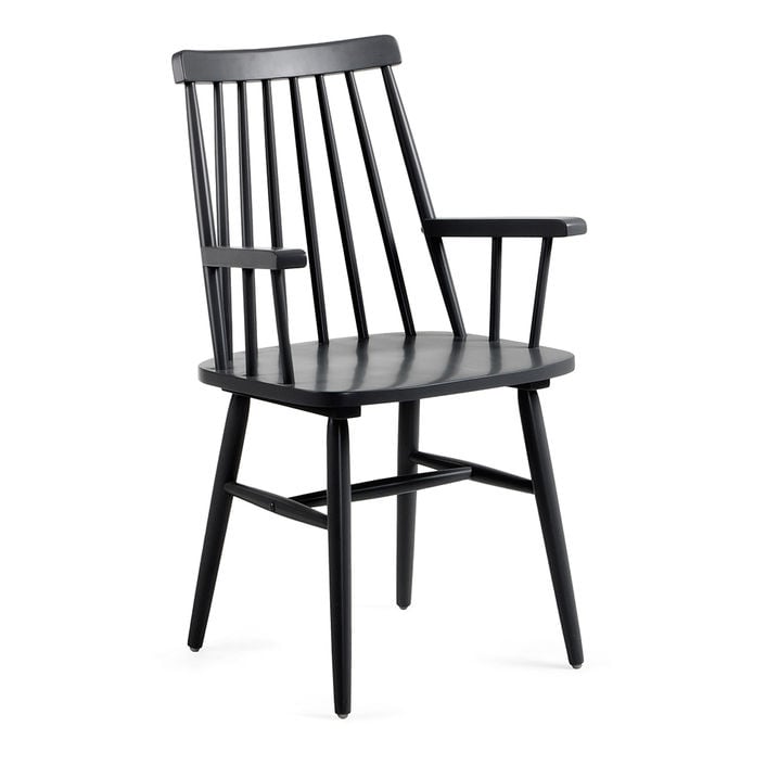 Scaun dining negru din lemn Tressia Kave Home