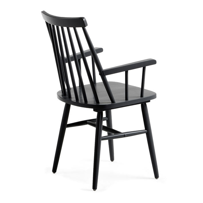 Scaun dining negru din lemn Tressia Kave Home