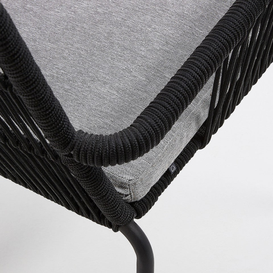 Scaun dining negru din metal Samanta Kave Home