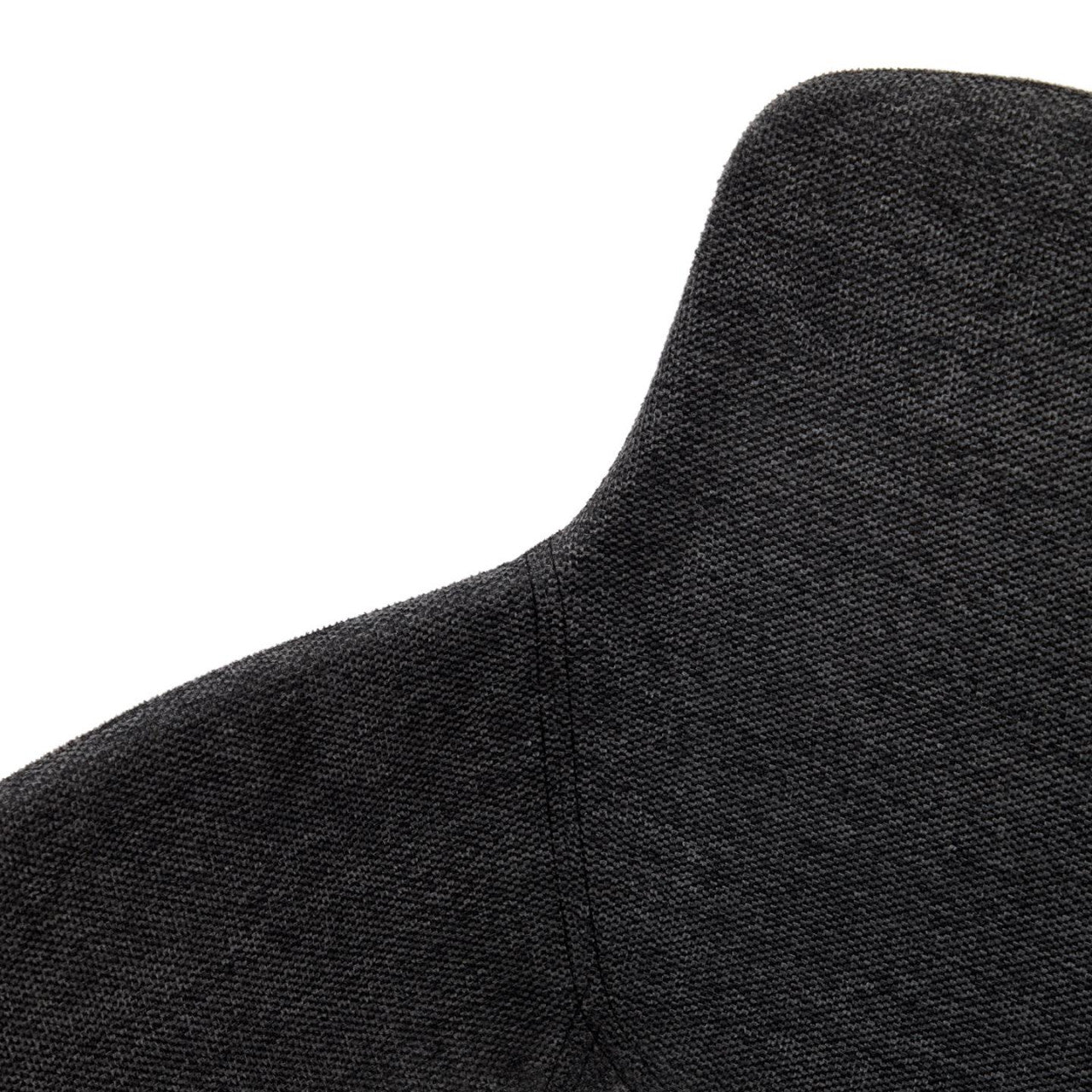 Scaun dining negru/gri din textil Tissiana Kave Home