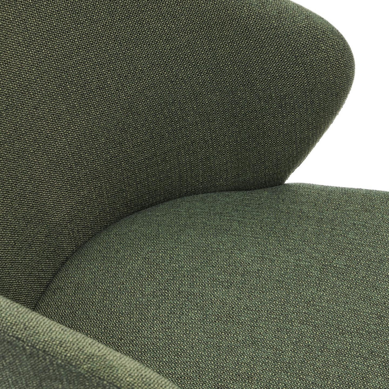 Scaun dining verde/maro deschis din textiln Darice Kave Home