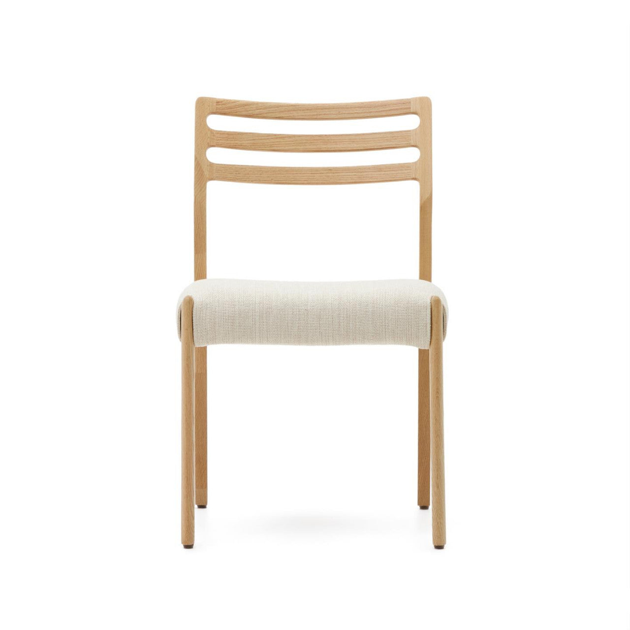Scaun exterior dining bej/maro din lemn Cudia Kave Home