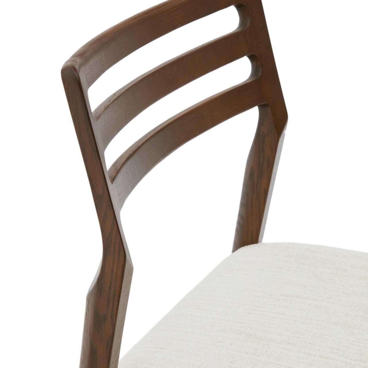 Scaun exterior dining bej/maro inchis din lemn Cudia Kave Home