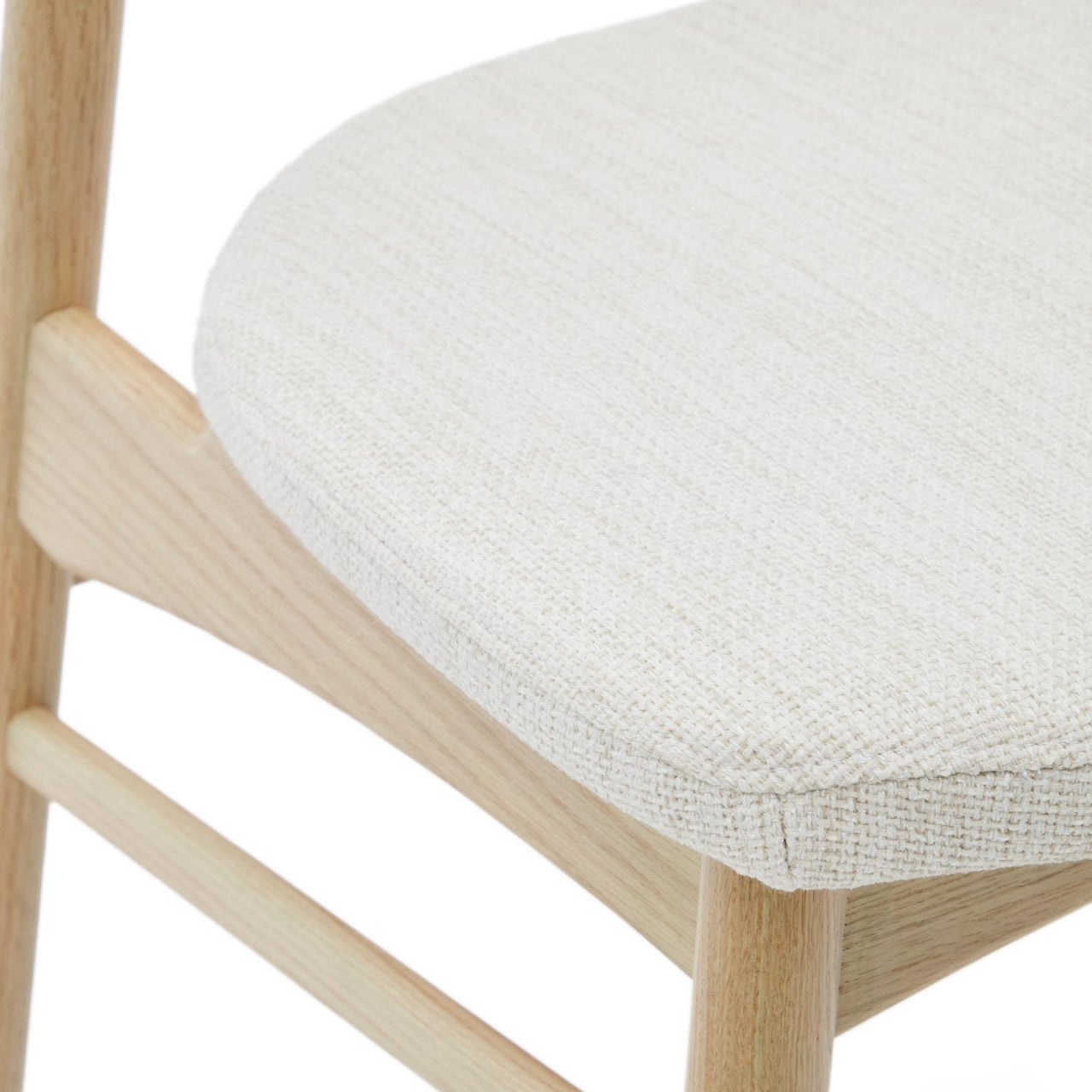Scaun exterior dining crem/maro din lemn Timons Kave Home