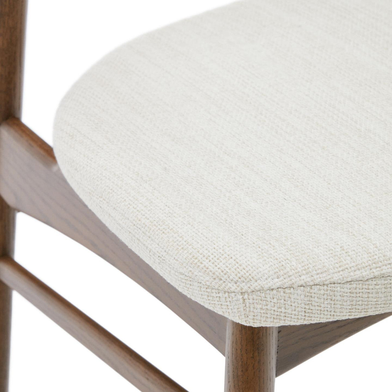 Scaun exterior dining crem/maro inchis din lemn Timons Kave Home