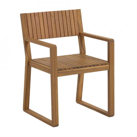 Scaun exterior dining din lemn Emili Kave Home