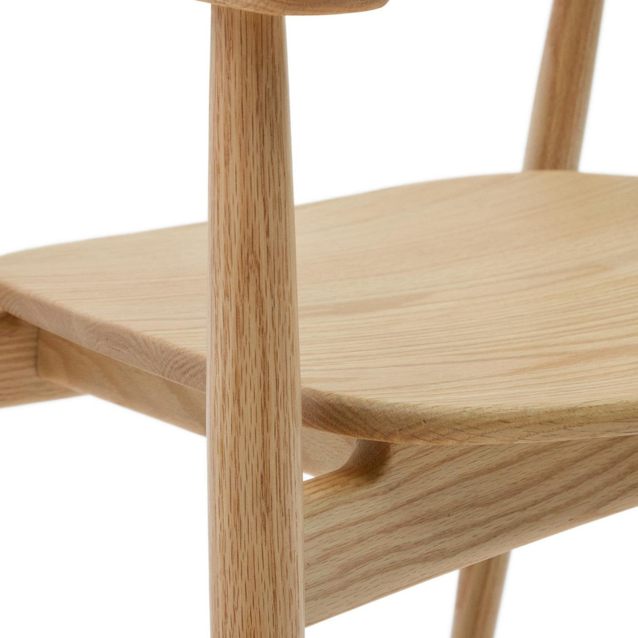 Scaun exterior dining maro din lemn Fondes Kave Home