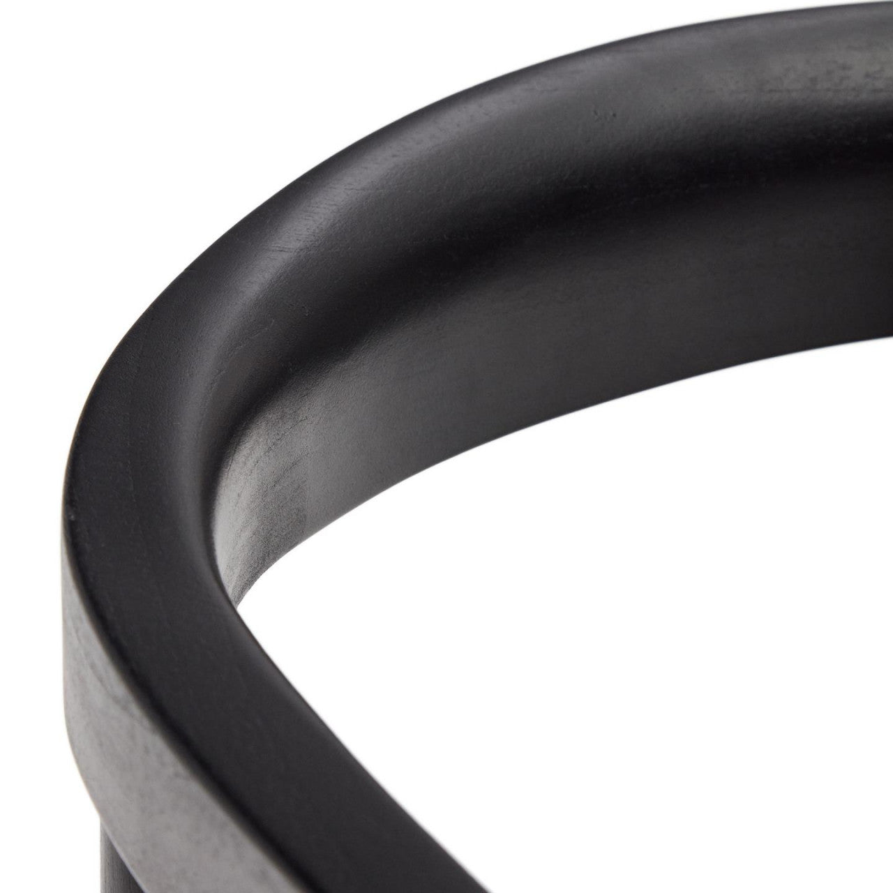 Scaun exterior dining negru din lemn Ydalia Kave Home
