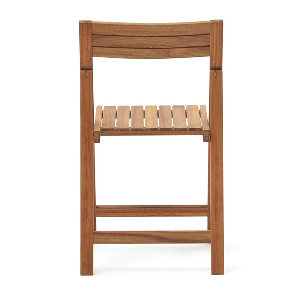 Scaun exterior dining pliabil maro din lemn Sadirar Kave Home